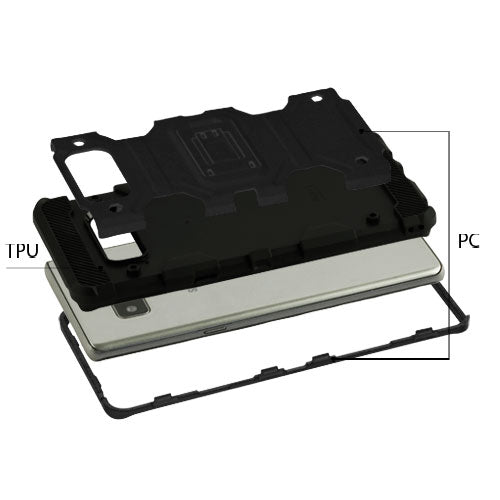 Military Grade Black Case Samsung Note 8 - Bling Cases.com