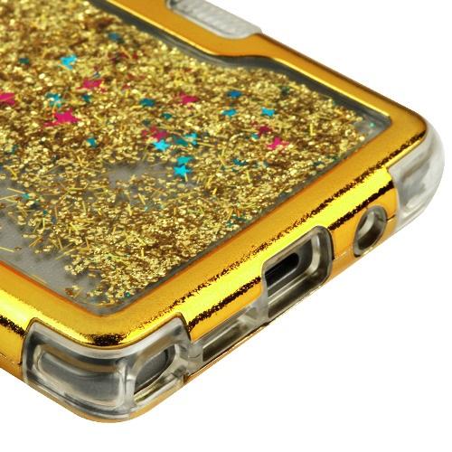 Hybrid Liquid Gold Case Samsung Note 8 - Bling Cases.com
