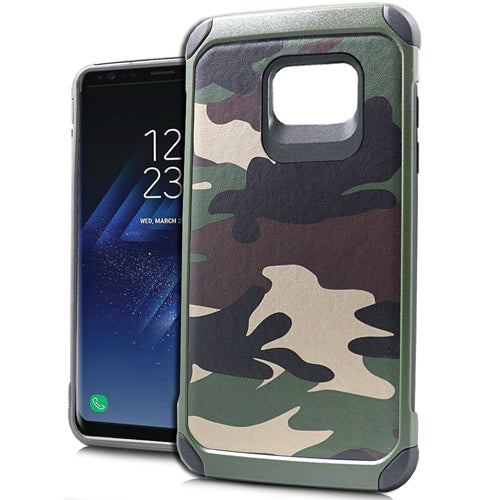 Hybrid Green Camo Case Samsung S8 Plus - Bling Cases.com