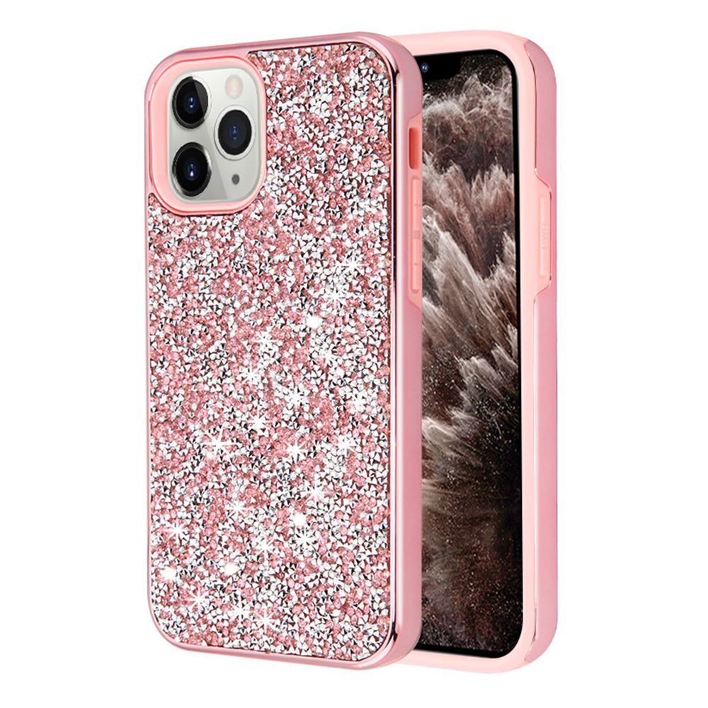 Hybrid Bling Pink IPhone 11 Pro Max - Bling Cases.com