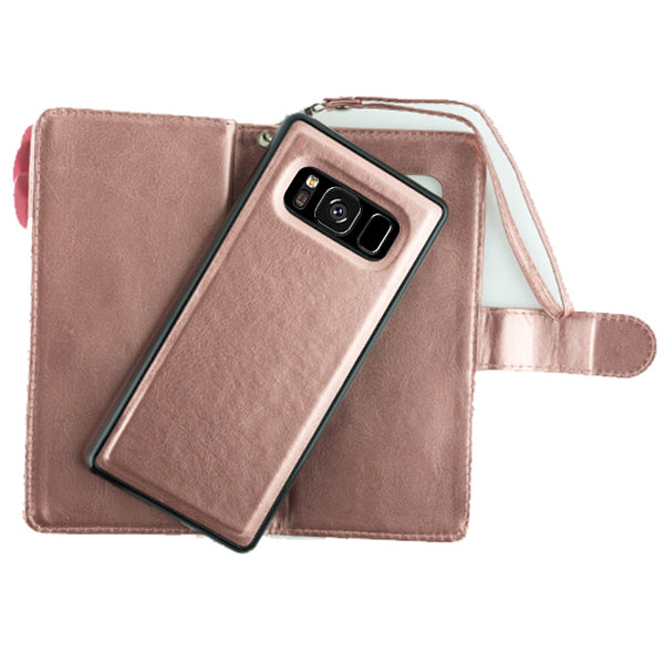 Handmade Bling Fox Detachable Wallet S8 Plus