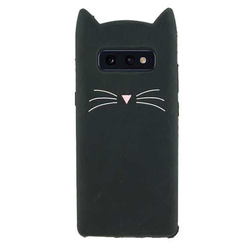 Silicone Cat Black Samsung S10e