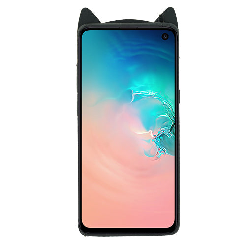 Silicone Cat Black Samsung S10e