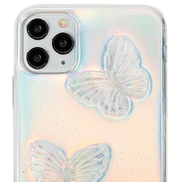 Butterflies Silver 3D Case IPhone 13 Pro Max