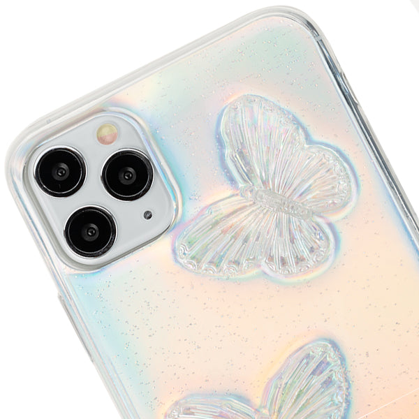 Butterflies Silver 3D Case iphone 11 Pro Max