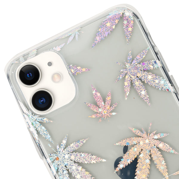 Weed Leaf Silver Case Iphone 11