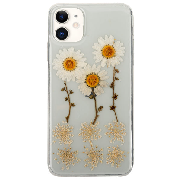 Real Flowers White 3 Daises Case iphone 11