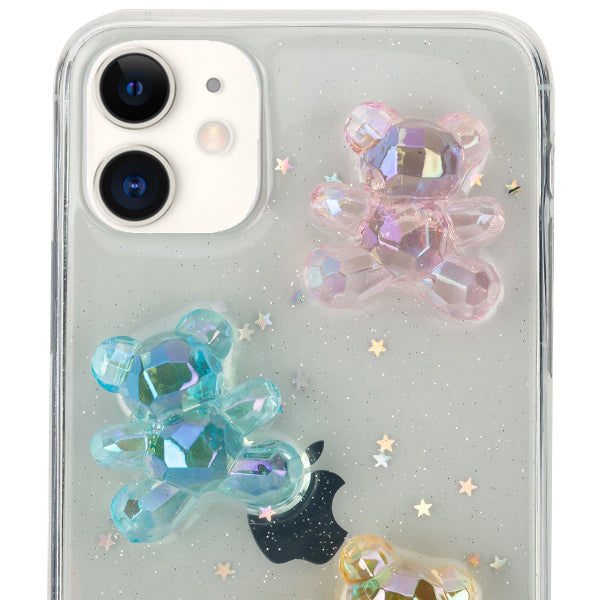 Crystal Teddy Bear 3D Case Iphone 12 Mini