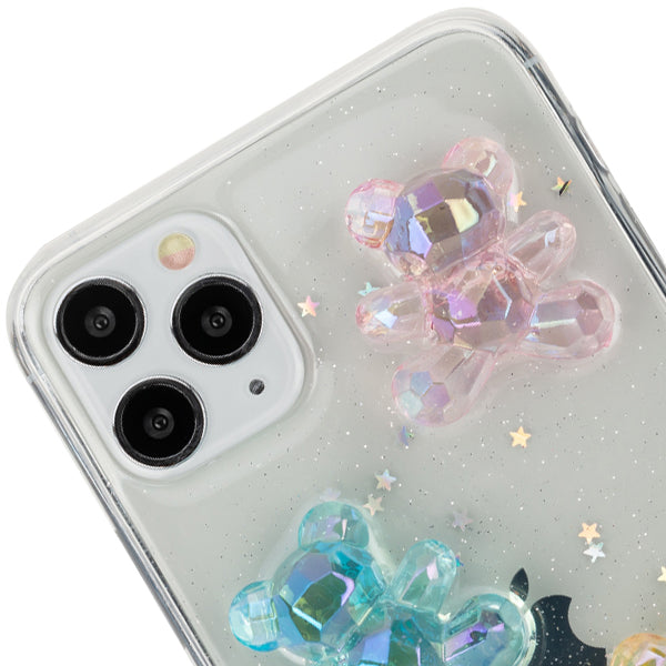 Crystal Teddy Bear 3D Case IPhone 12/12 Pro