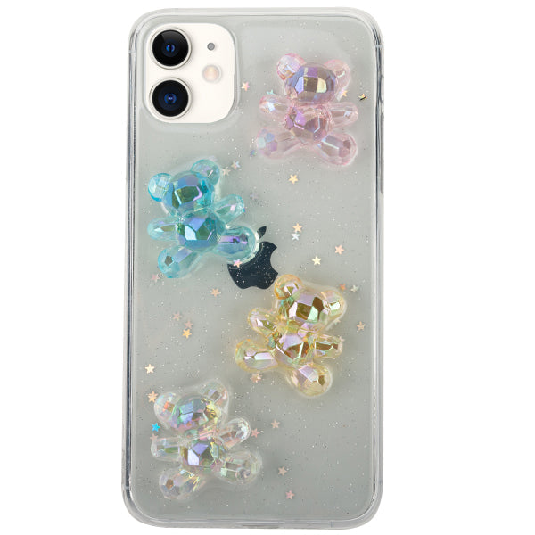 Crystal Teddy Bear 3D Case iphone 11