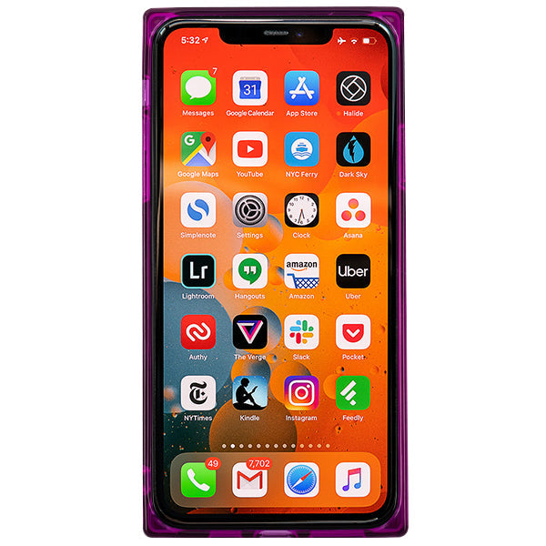 Square Box Purple Skin Iphone 11