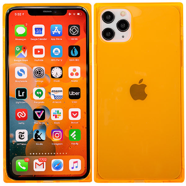 Square Box Orange Skin IPhone 12/12 Pro
