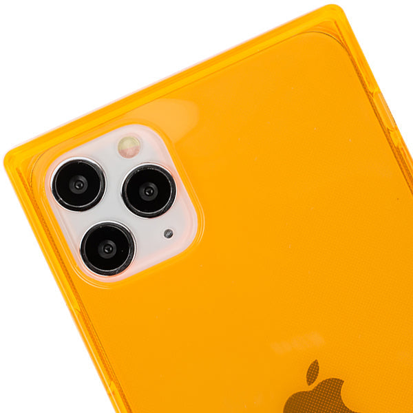 Square Box Orange Skin IPhone 13 Pro