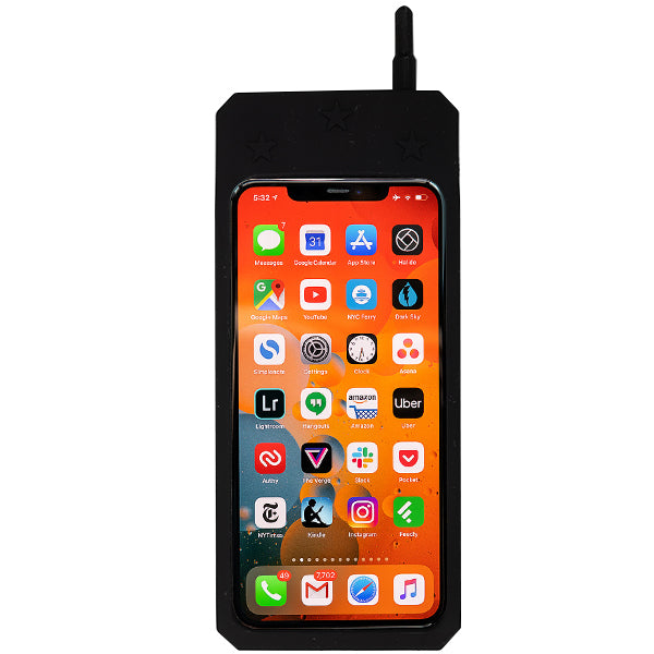 Brick 90s Cell Phone Skin Case Black Iphone 12 Mini