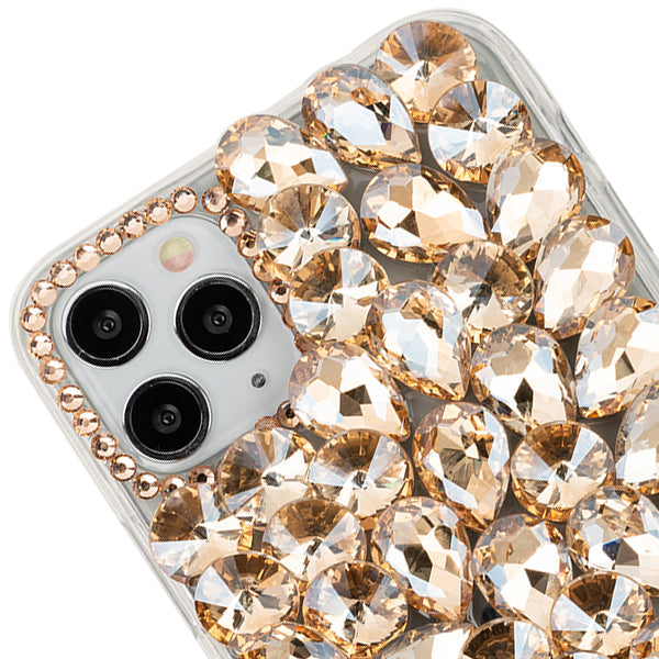 Handmade Bling Gold Case IPhone 13 Pro Max
