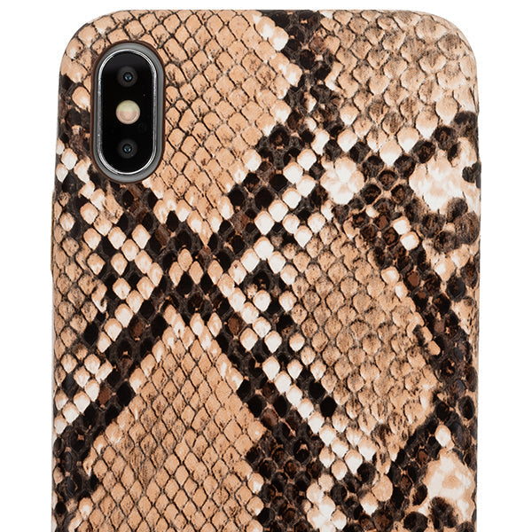 Snake Style Brown Case Iphone 10