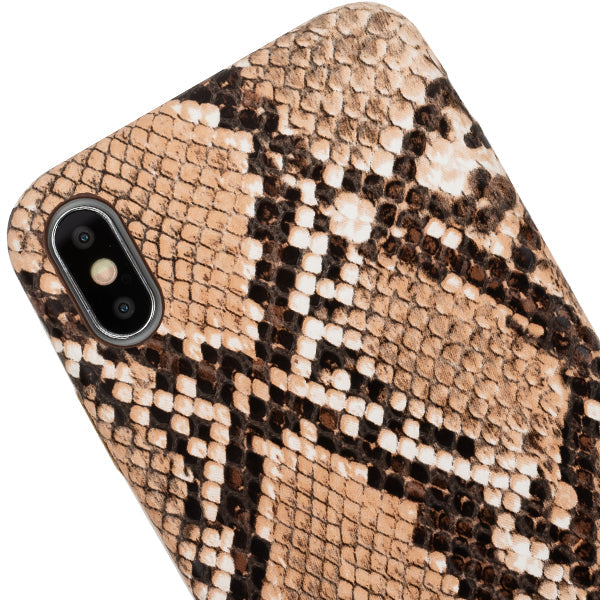 Snake Style Brown Case Iphone XS Max