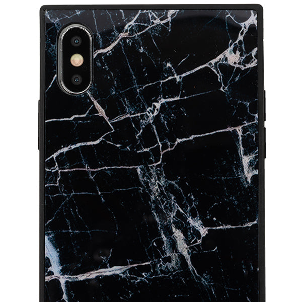 Square Marble Black Iphone XS Max