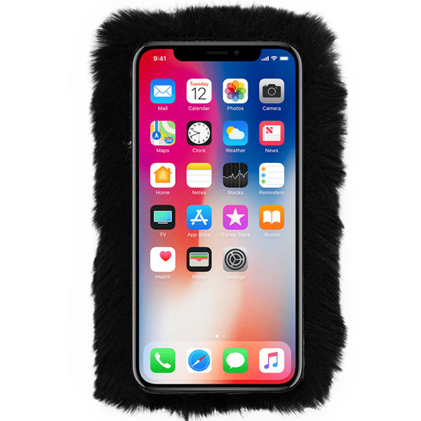 Fur Black Case Iphone XR