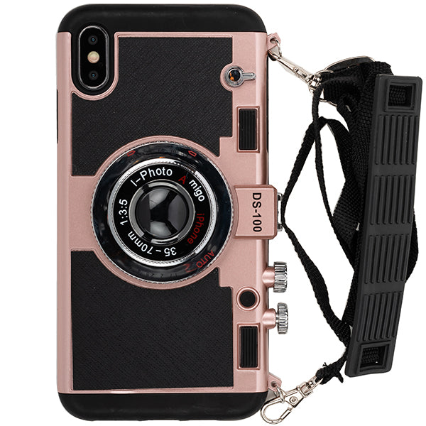 Camera Rose Gold Case Iphone XS Max