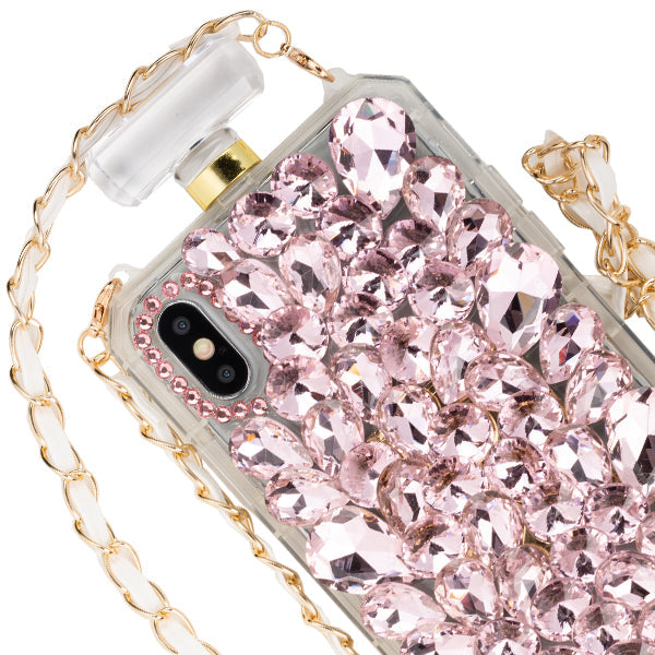 Handmade Bling Pink Bottle Case Iphone XS Max