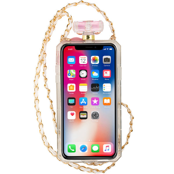 Handmade Bling Pink Flower Case Iphone 10