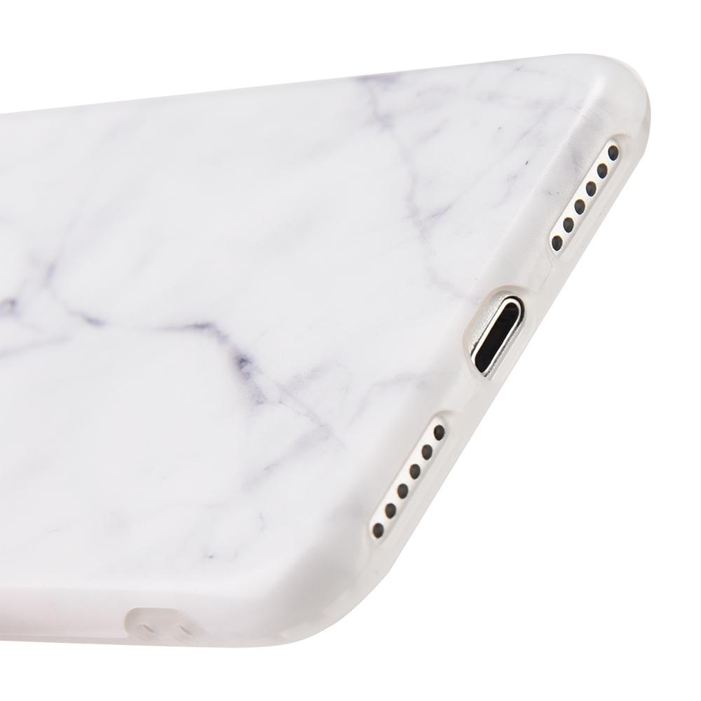 Marble Soft Skin White Iphone SE 2020 - Bling Cases.com