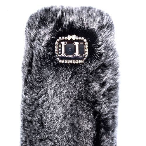 Fur Grey Case Samsung S8 - Bling Cases.com