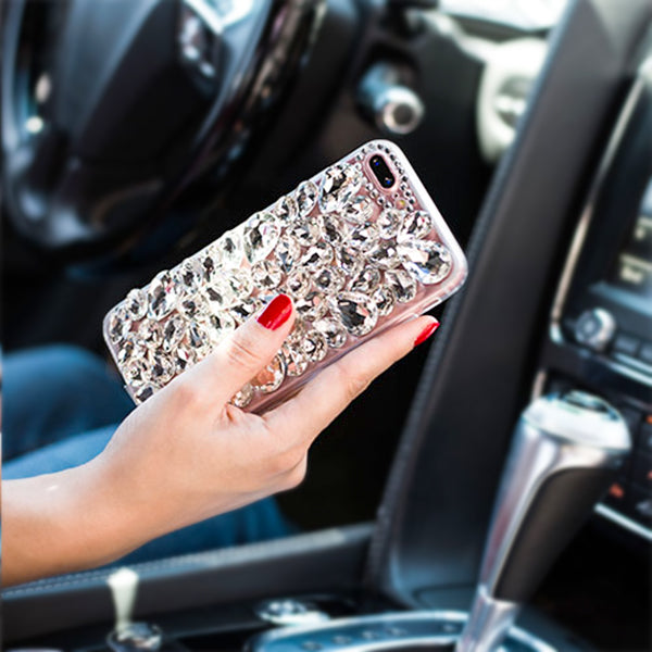 Handmade Bling Silver Case Samsung A20