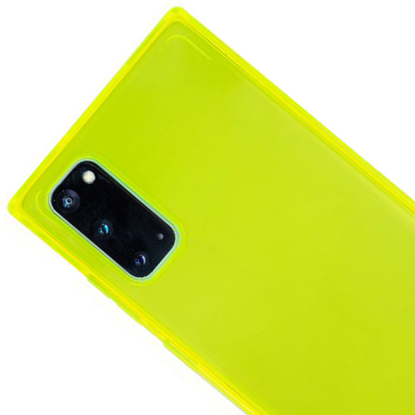Square Box Skin Neon Green Samsung S20