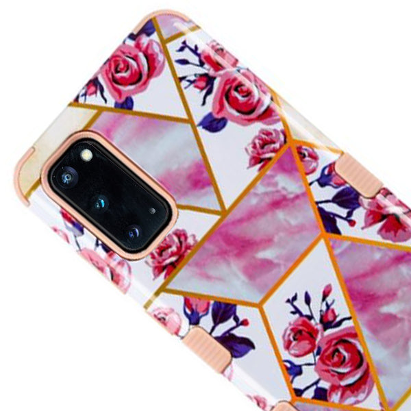 Roses Pink Military Grade Hybrid Case Samsung S20