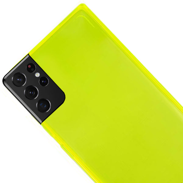 Square Box Skin Neon Green Samsung S21 Ultra