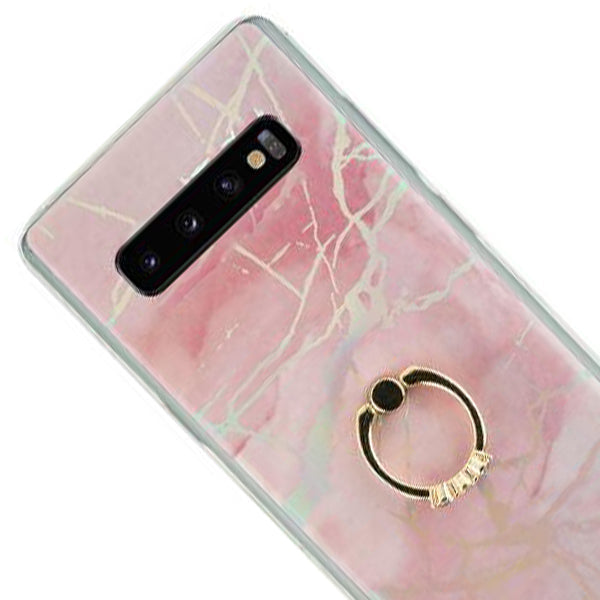 Marble Ring Holder Pink Samsung S10