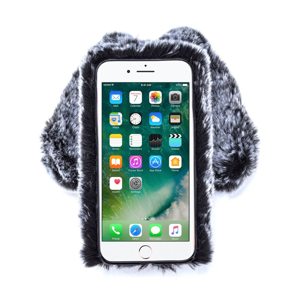 Bunny Fur Grey Case Iphone 7/8 - Bling Cases.com