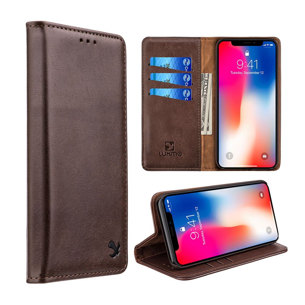 Detachable Wallet Brown Iphone XS MAX - Bling Cases.com