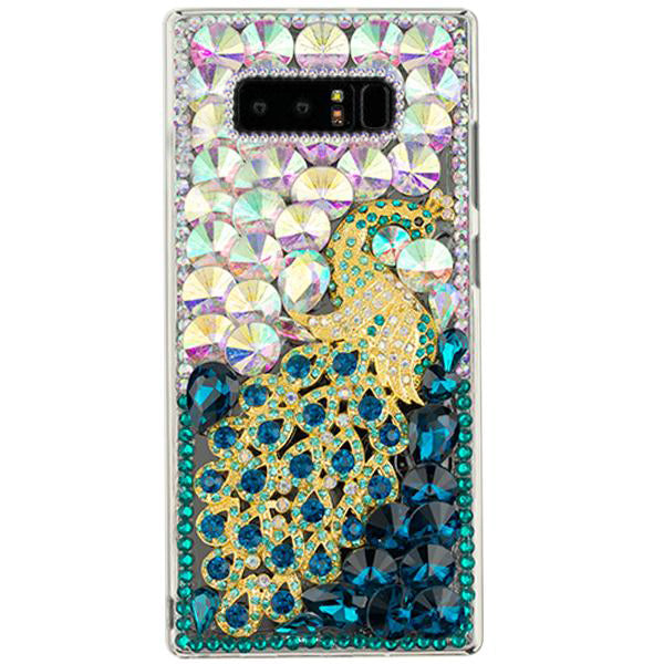 Handmade Peacock Bling Case Samsung Note 8