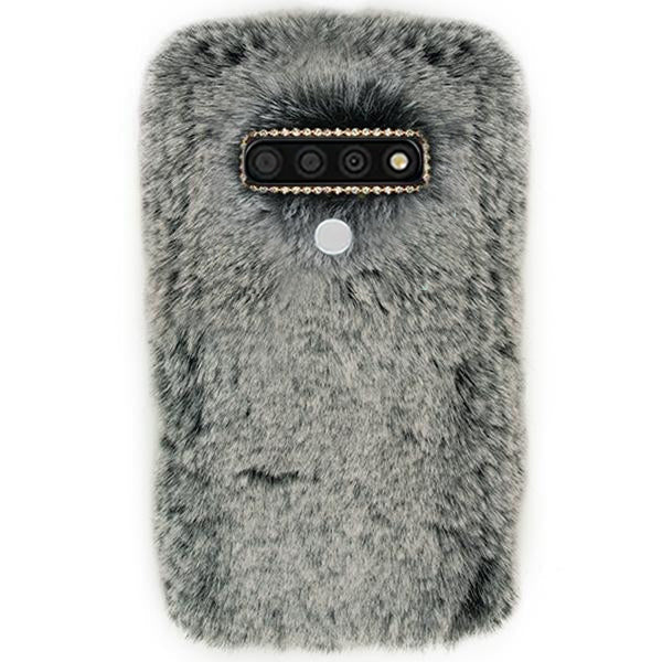 Fur Case Grey LG Stylo 6
