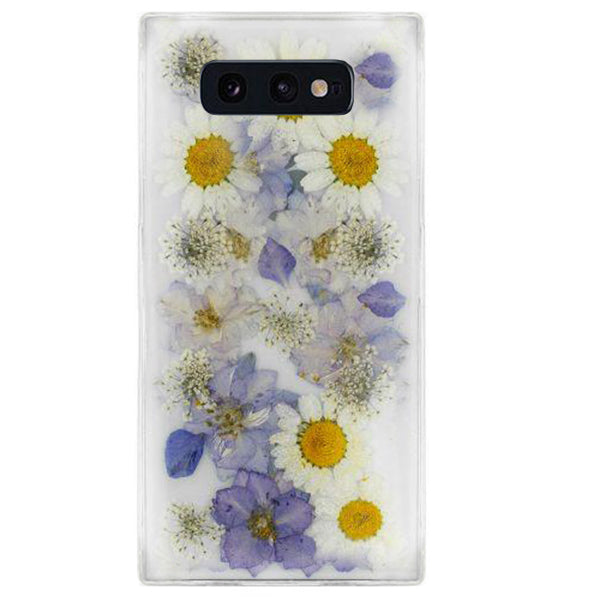 Real Flowers Purple Case Samsung S10E