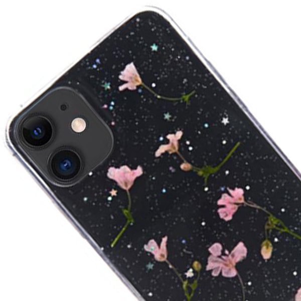 Real Flowers Pink Leaves Case Iphone 11