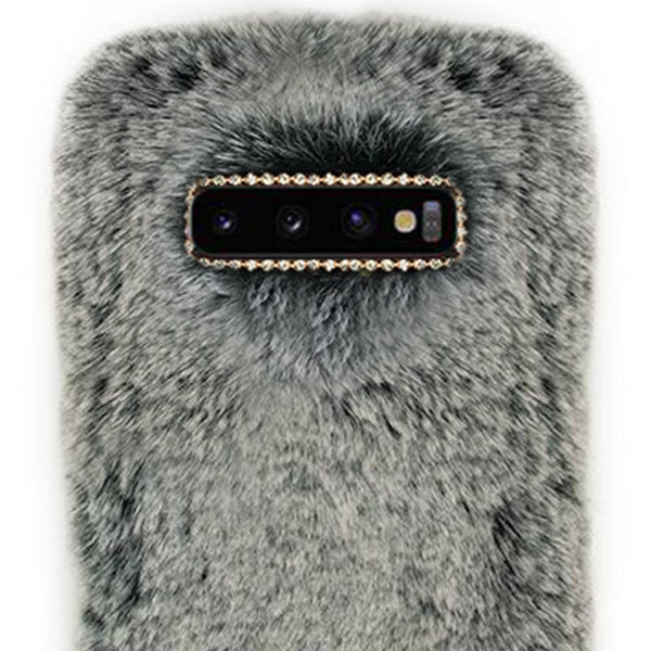 Fur Case Grey  Samsung S10