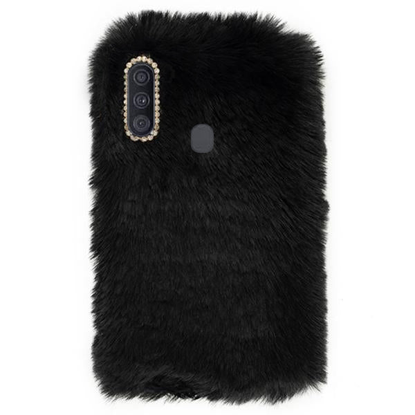 Fur Case Black Samsung A11
