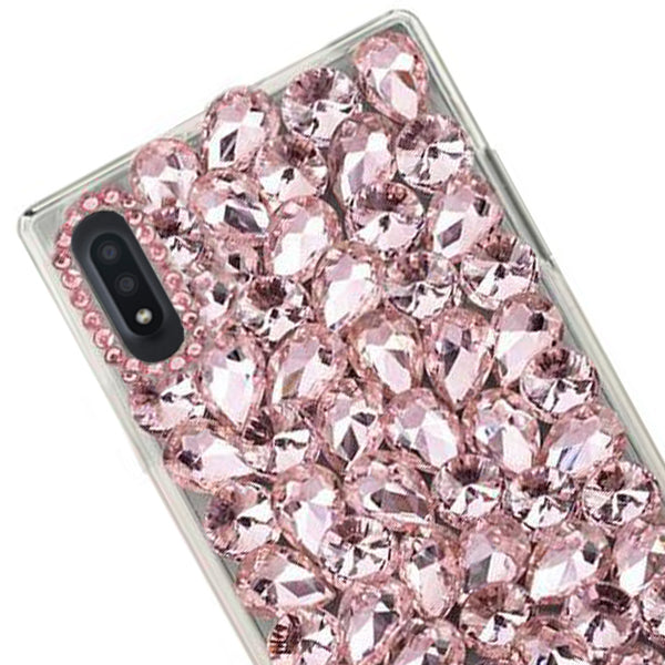 Handmade Bling Pink Case Samsung A01