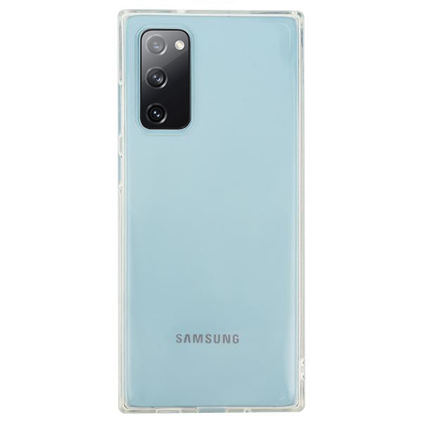 Square Box Light Blue Skin Clear Samsung S20 FE