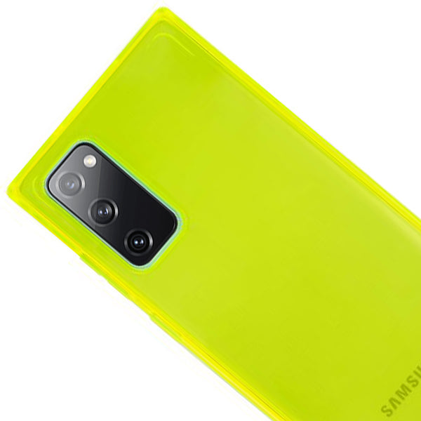 Square Box Skin Neon Green Samsung S20 FE