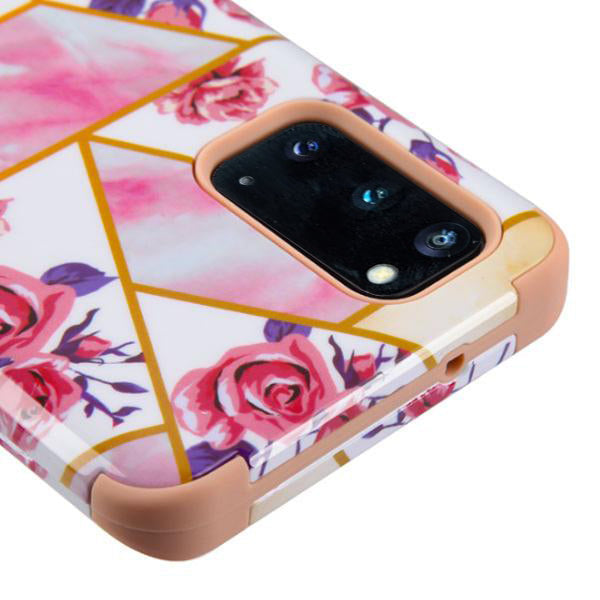Roses Pink Military Grade Hybrid Case Samsung S20